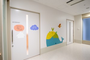 病児保育室　入口