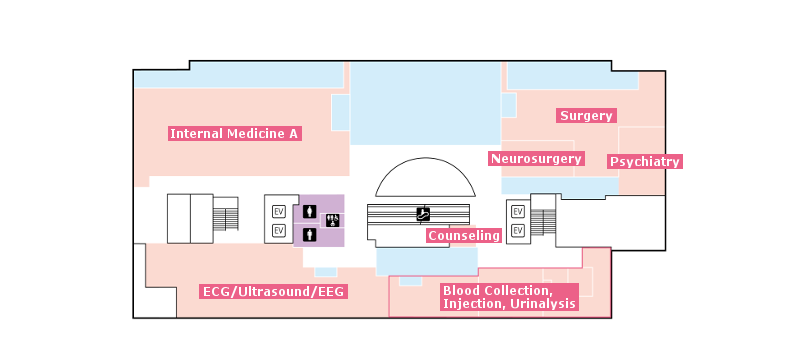 Okayama Saiseikai Outpatient Center Hospital 2nd Floor